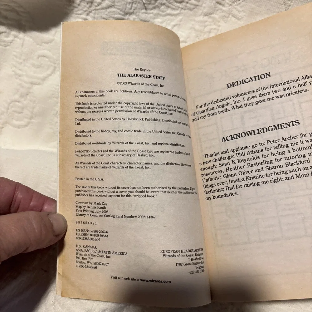 Forgotten Realms: The Alabaster Staff Print edward Bolme